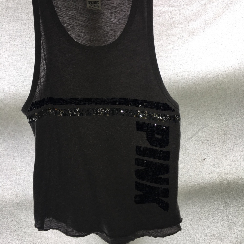 Grey PINK Victoria’s Secret tank top
